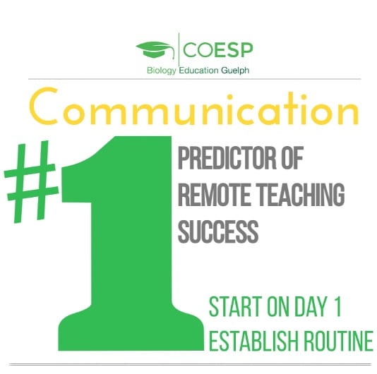Communication: #1 Predictor of remote teaching success